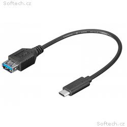 PremiumCord Adaptér USB-C (M) - USB 3.0 A (F), 0,2