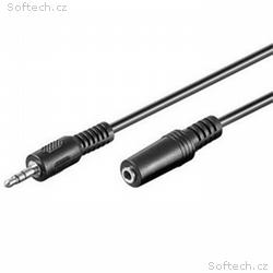 PremiumCord Kabel Jack 3.5mm M, F 3m