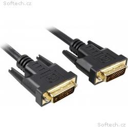 PremiumCord DVI-D propojovací kabel, dual-link, DV