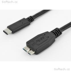 PremiumCord USB-C, M - USB 3.0 Micro-B, M, 0,6m