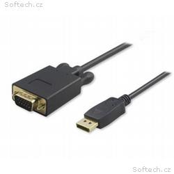 PremiumCord DisplayPort na VGA kabel 2m M, M