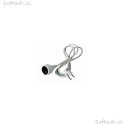 Prodlužovací přívod 230V, 2m, zásuvka-zástrčka