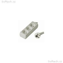 Prodlužovací přívod 230V, 5m, 3 zásuvky