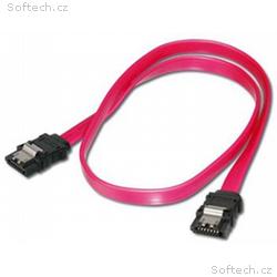 PremiumCord 0.5m kabel SATA 1.5, 3.0 GBit, s s kov