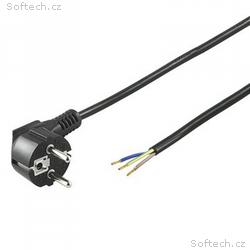 PremiumCord Flexo kabel síťový třížilový 230V s úh