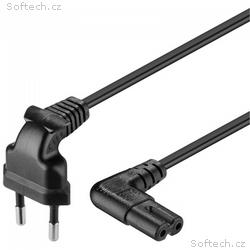 PremiumCord Kabel síťový 230V k magnetofonu se zah