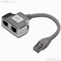 PremiumCord Modulární RJ45 distributor 2 porty 10,