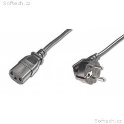 PremiumCord napájecí kabel 240V, délka 3m CEE7 pra