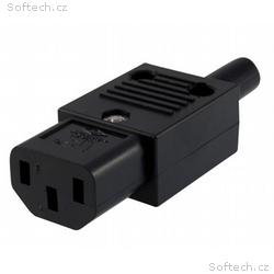 PremiumCord konektor IEC 320 C13 10A přímý