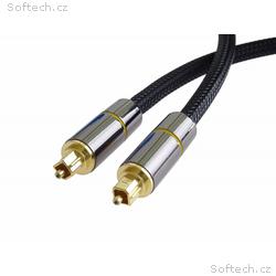 PremiumCord Optický audio kabel Toslink, OD:7mm, G