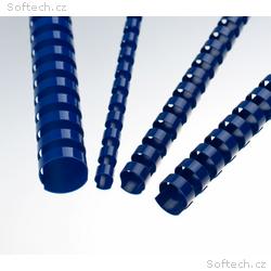 Plastové hřbety 10 mm, modré