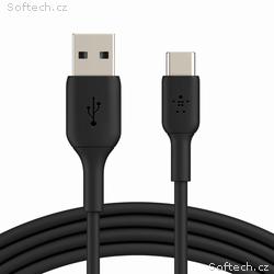 BELKIN kabel USB-C - USB-A, 1m, černý