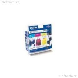 LC-980 VALBP (inkoust multipack-černá+tři barvy)