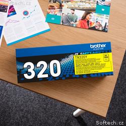 Brother TN-320Y, toner yellow, 1 500 str.