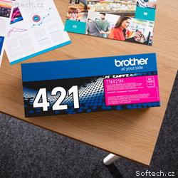 Brother TN-421M, toner magenta, 1 800 str.