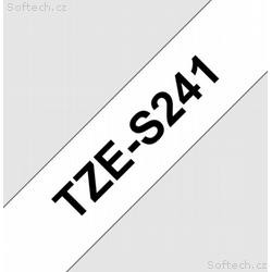 TZE-S241, bílá, černá, 18mm