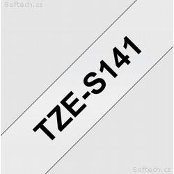 TZE-S141, průsvitná, černá, 18mm