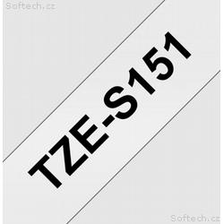 TZE-S151, průsvitná, černá, 24mm