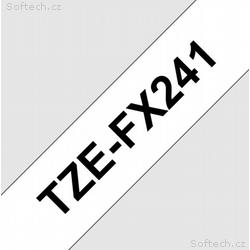 TZE-FX241, bílá, černá, 18 mm