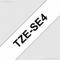TZE-SE4, bílá, černá - security tape