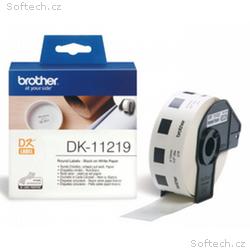 DK-11219 (papírové, kulaté, průměr 12 mm -1200ks)