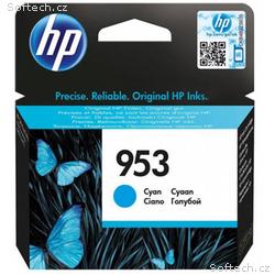HP 953 azurová inkoustová kazeta, F6U12AE