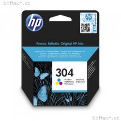 HP 304 Tri-color Original Ink Cartridge, N9K05AE