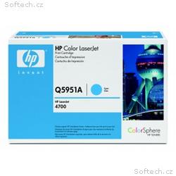 HP 643A Cyan LJ Toner Cart, 10 000s tr, Q5951A (10