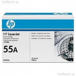 HP 55A Black LJ Toner Cart, CE255A (6,000 pages)