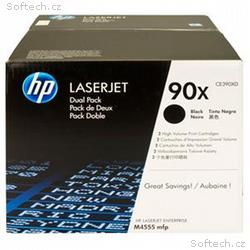 HP toner 90X, Black, 2x24 000 stran, 2-pack