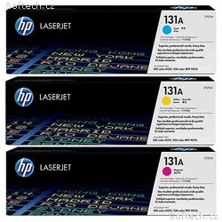 HP 131A trojbalení - azurová, purpurová, žlutá