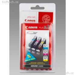 Canon pack CLI-521 C, M, Y