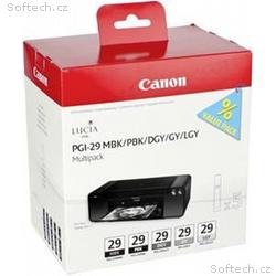 Canon PGI-29 MBK, PBK, DGY, GY, LGY, CO Multi pack