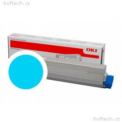 OKI cyan toner do C824, C834, C844 (5 000 stran)