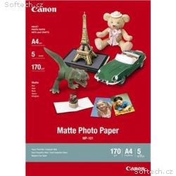 Canon MP-101, A4 fotopapír matný, 5 ks, 170g, m