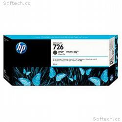 HP Ink Cartridge 726, Matte Black, 300ml