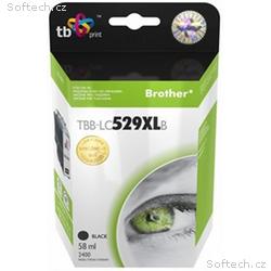 Ink. kaz. TB komp. s Brother LC529, 539 BLACK Nová