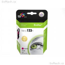 Ink.kazeta kompatibilni s Brother LC123M 100% new