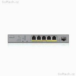 ZYXEL GS1350-6HP 6 Port manged CCTV PoE witch, 60W