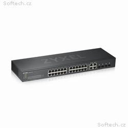 ZyXEL 24xGb 4xRJ45, SFP L2-4 IPv6 sw. GS1920-24V2