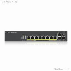 ZYXEL GS2220-10HP 8port GbE L2 Switch, 1 GbE Uplin