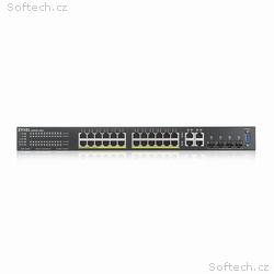 ZYXEL GS2220-28, HP24port Gb L2 Switch, 1 GbE Upli