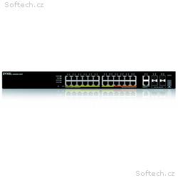 ZYXEL XGS2220-30HP, 30port, 400W PoE, 1Y Nebula Fl