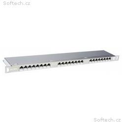 19" patch panel Solarix 24xRJ45 CAT6 STP s vyvazov