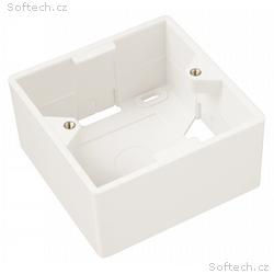Box na omítku pro zásuvku SX9 bílý 80 x 80 x 41mm