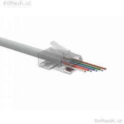 Univerzální EASY konektor RJ45 CAT6 UTP 8p8c na dr