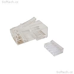 Konektor RJ45 CAT6 UTP 8p8c pro drát, 100ks