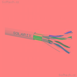 Instalační kabel Solarix CAT6A FFTP LSOH Dca-s2, d