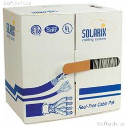 Instalační kabel Solarix CAT5E FTP PVC Eca 305m, b