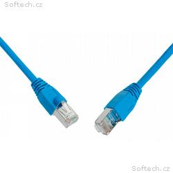 SOLARIX patch kabel CAT6 UTP PVC 1m modrý snag-pro